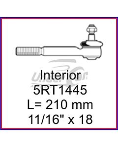 Extremo FALCON DIR MEC 71/76 EXTREMO INTERNO L= 210 MM 11/16'X18