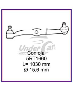 Barra F100 TIB 66/83 BARRA CENTRAL L= 1024 MM