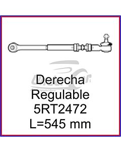 Barra VOLKSWAGEN GOL DIREC. ASISTIDA 95/97 BARRA DERECHO REGULABLE