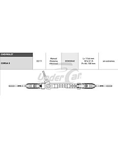 Cremalleras Mecanicas CORSA IISIN EXTREMOS 02/11 SIS. ELECTRICO