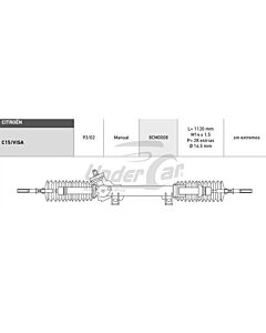 Cremalleras Mecanicas C15 VISA SIN EXTREMOS 93/02 MANUAL