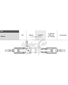 Cremalleras Mecanicas 128 S.E S/EXTREMO AXIAL 12 X1,5 82/...MANUAL