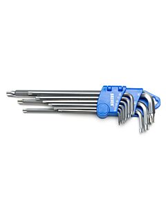 Herramientas Manuales Juego de Llaves Torx en 'L' (Largas) ( 9Pzs) BREMEN® - Torx Largas