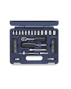 Herramientas Manuales Juego de Bocallaves con Accesorios y Puntas [ 1/4'] (40Pzs) BREMEN® - Hexagonal -