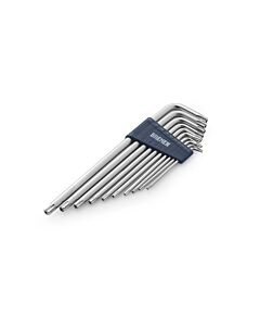 Herramientas Manuales Juego de Llaves Torx en 'L' (Extra Largas) ( 10Pzs) BREMEN® Extra largas