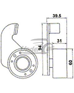 Tensor De Distribucion FIAT- ALFA ROMEO