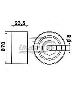 Tensor De Distribucion FIAT- ALFA ROMEO