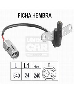 SENSOR DE ROTACION  CLIO 1,2i - 1,4i - 1,8i - 1,8i 16v- 1,9d SPACE 2,0 - EXPRESS 1,4 - LAGUNA 1,8i - 2,0i - MEGANE 1,4i - 1,6i - SCENIC 1,4i - 1,6i - TWINGO 1,2i - 19 - 21