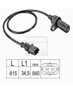 SENSOR DE ROTACION  FIAT PALIO 1,0i 16V - 1,3i 16V - SIENA 1,3i 16V - PUNTO 1300 cc (1300) - STILO 1300 cc (1300)