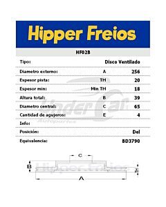Disco De Freno VOLKSWAGEN CADDY/FORD GALAXY 98/- CV1074