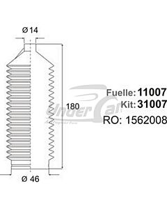 Fuelle De Direccion F. DIR. CHEVROLET ASTRA MERIVA IZQUIERDO - DER