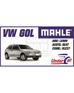 KIT DE FILTROS VOLKSWAGEN GOL SENDA SAVEIRO 1.6 8V MOTOR AP 1.6 sin filtro de habitaculo