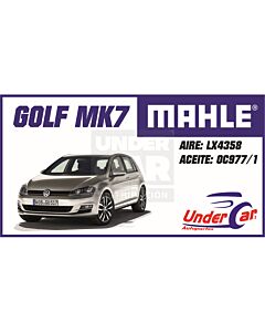 KIT DE FILTROS VOLKSWAGEN GOLF VENTO TIGUAN 1.4 TSI sin filtro de habitaculo