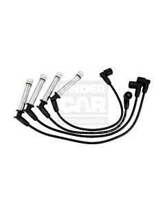 Cables De Bujias CABLE DE BUJIAS FORD FOCUS FIESTA ECOSPORT ZETEC ROCAM 1.6 8V CAPUCHON METALICO