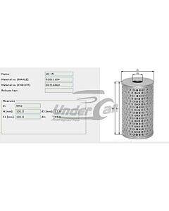 Filtro Hidraulico ACEITE HIDRAULICO DEUTZ FORD SCANIA MB VOLVO