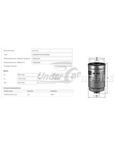 Filtro De Combustible HYUNDAI MATRIX 1.5 CRDI SANTA FE 2.2 SONATA