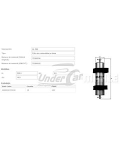 Filtro De Combustible AUDI A4 2.0 TDI A5/Q7 3.0 TDI