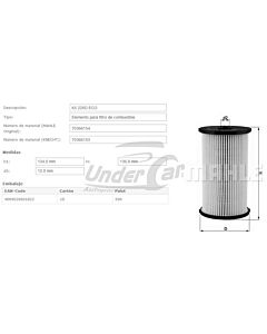 Filtro De Combustible AUDI A3 SPORTBACK 2.0 TDI