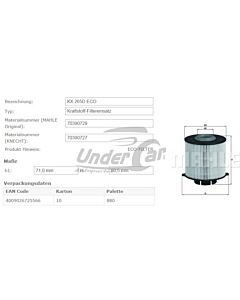 Filtro De Combustible CHEVROLET CRUZE 2.0 CDI