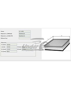Filtro De Aire C4 2.0 HDCI PICASSO 307
