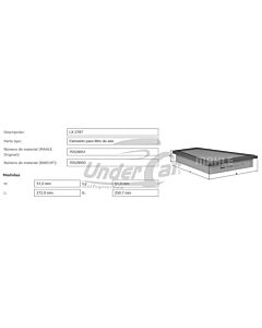 Filtro De Aire BMW 520I / X1 20I C27125