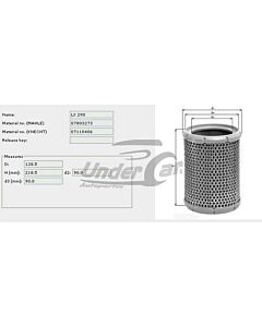Filtro De Aire 504 2.3 R18 R FUEGO TRAFFIC