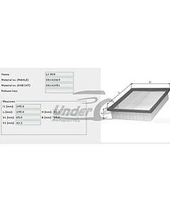 Filtro De Aire TWINGO 1.2 / 1.3 (93->)
