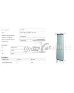 Filtro De Aire BMW 325D/330D/525D/X5/X6 C15143/1-CA8985