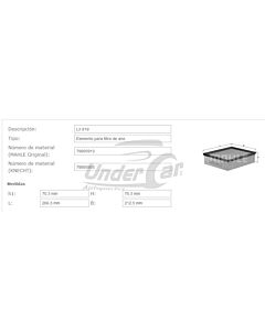 Filtro De Aire A4 SEDAN (06) 2.0D/TDI/FSI