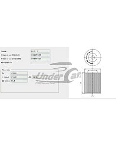 Filtro De Aire HI-LUX 2000, 2200, 2400 2800 DIESEL