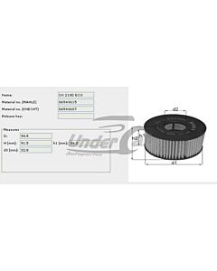 Filtro De Aceite MASTER II 2.5L DCI 16V (TURBO DIESEL)