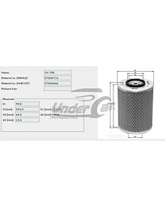 Filtro De Aceite MB - 1419, 1517, 1521, 1526