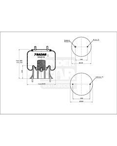 Muelle acoplado Randon VW18310 19320
